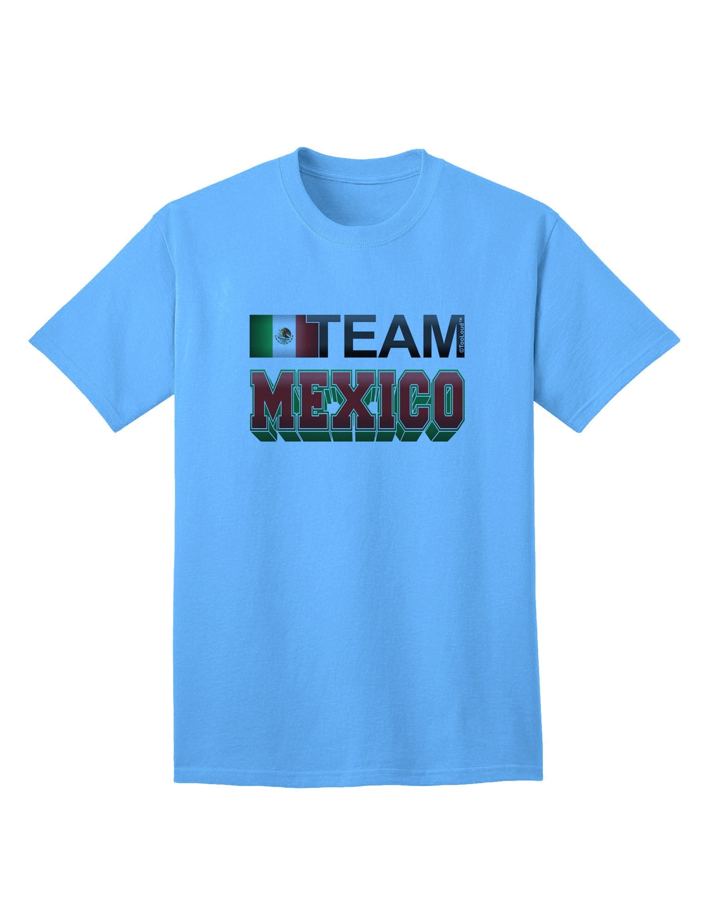 Sporty Team Mexico - Premium Adult T-Shirt for Sports Enthusiasts-Mens T-shirts-TooLoud-Aquatic-Blue-Small-Davson Sales