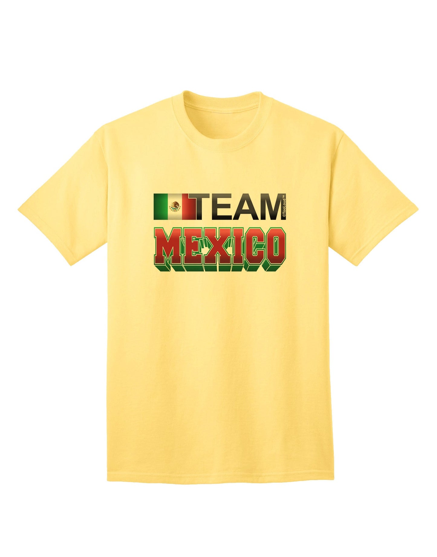 Sporty Team Mexico - Premium Adult T-Shirt for Sports Enthusiasts-Mens T-shirts-TooLoud-Yellow-Small-Davson Sales
