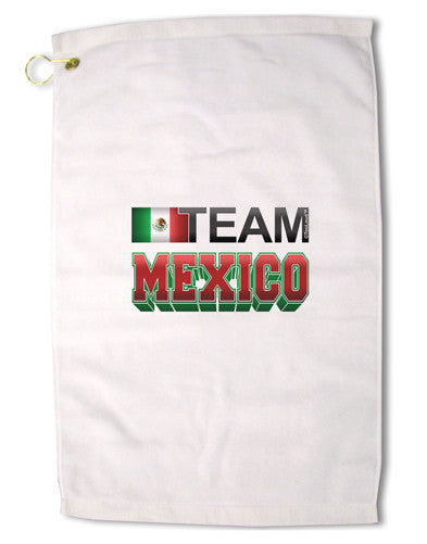 Sporty Team Mexico Premium Cotton Golf Towel - 16 x 25 inch-Golf Towel-TooLoud-16x25"-Davson Sales