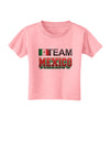 Sporty Team Mexico Toddler T-Shirt-Toddler T-Shirt-TooLoud-Candy-Pink-2T-Davson Sales