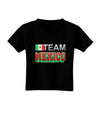 Sporty Team Mexico Toddler T-Shirt Dark-Toddler T-Shirt-TooLoud-Black-2T-Davson Sales