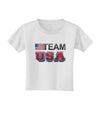 Sporty Team USA Toddler T-Shirt-Toddler T-Shirt-TooLoud-White-2T-Davson Sales