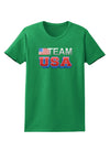 Sporty Team USA Womens Dark T-Shirt-TooLoud-Kelly-Green-X-Small-Davson Sales