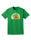 Squirrel Monkey Watercolor Adult Dark T-Shirt-Mens T-Shirt-TooLoud-Kelly-Green-Small-Davson Sales