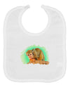 Squirrel Monkey Watercolor Baby Bib