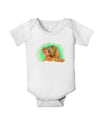 Squirrel Monkey Watercolor Baby Romper Bodysuit-Baby Romper-TooLoud-White-06-Months-Davson Sales