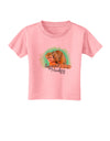 Squirrel Monkey Watercolor Text Toddler T-Shirt-Toddler T-Shirt-TooLoud-Candy-Pink-2T-Davson Sales