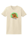 Squirrel Monkey Watercolor Text Womens T-Shirt-Womens T-Shirt-TooLoud-Natural-X-Small-Davson Sales