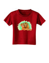 Squirrel Monkey Watercolor Toddler T-Shirt Dark-Toddler T-Shirt-TooLoud-Red-2T-Davson Sales