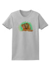 Squirrel Monkey Watercolor Womens T-Shirt-Womens T-Shirt-TooLoud-AshGray-X-Small-Davson Sales