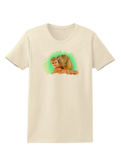 Squirrel Monkey Watercolor Womens T-Shirt-Womens T-Shirt-TooLoud-Natural-X-Small-Davson Sales