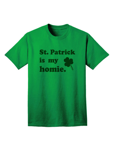 St Patrick is my Homie - Premium Adult T-Shirt Collection-Mens T-shirts-TooLoud-Kelly-Green-Small-Davson Sales