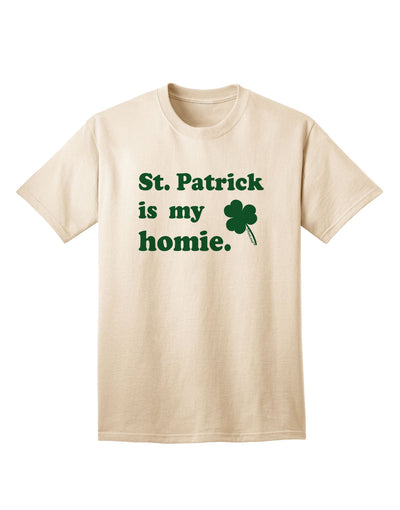 St Patrick is my Homie - Premium Adult T-Shirt Collection-Mens T-shirts-TooLoud-Natural-Small-Davson Sales