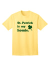 St Patrick is my Homie - Premium Adult T-Shirt Collection-Mens T-shirts-TooLoud-Yellow-Small-Davson Sales