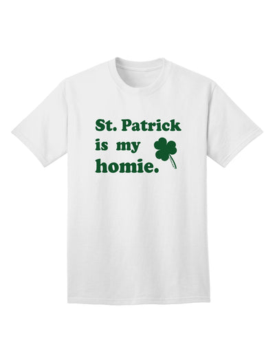 St Patrick is my Homie - Premium Adult T-Shirt Collection-Mens T-shirts-TooLoud-White-Small-Davson Sales