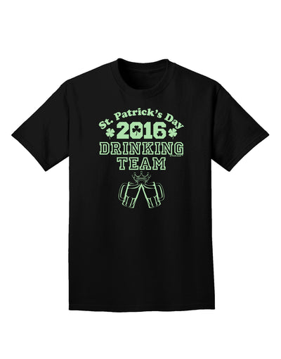 St Patricks Day Drinking Team Adult Dark T-Shirt-Mens T-Shirt-TooLoud-Black-Small-Davson Sales