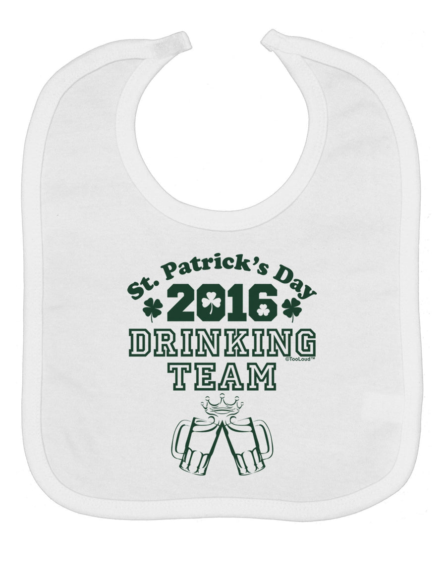 St Patricks Day Drinking Team Baby Bib