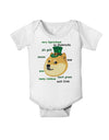 St Patricks Day Leprechaun Doge Baby Romper Bodysuit-Baby Romper-TooLoud-White-06-Months-Davson Sales