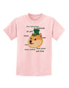 St Patricks Day Leprechaun Doge Childrens T-Shirt-Childrens T-Shirt-TooLoud-PalePink-X-Small-Davson Sales