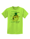 St Patricks Day Leprechaun Doge Childrens T-Shirt-Childrens T-Shirt-TooLoud-Lime-Green-X-Small-Davson Sales