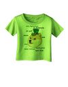 St Patricks Day Leprechaun Doge Infant T-Shirt-Infant T-Shirt-TooLoud-Lime-Green-06-Months-Davson Sales