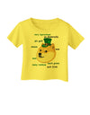 St Patricks Day Leprechaun Doge Infant T-Shirt-Infant T-Shirt-TooLoud-Yellow-06-Months-Davson Sales