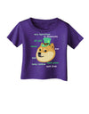 St Patricks Day Leprechaun Doge Infant T-Shirt Dark-Infant T-Shirt-TooLoud-Purple-06-Months-Davson Sales