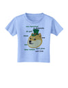 St Patricks Day Leprechaun Doge Toddler T-Shirt-Toddler T-Shirt-TooLoud-Aquatic-Blue-2T-Davson Sales