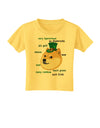 St Patricks Day Leprechaun Doge Toddler T-Shirt-Toddler T-Shirt-TooLoud-Yellow-2T-Davson Sales