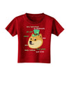 St Patricks Day Leprechaun Doge Toddler T-Shirt Dark-Toddler T-Shirt-TooLoud-Red-2T-Davson Sales