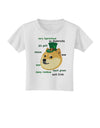 St Patricks Day Leprechaun Doge Toddler T-Shirt-Toddler T-Shirt-TooLoud-White-2T-Davson Sales