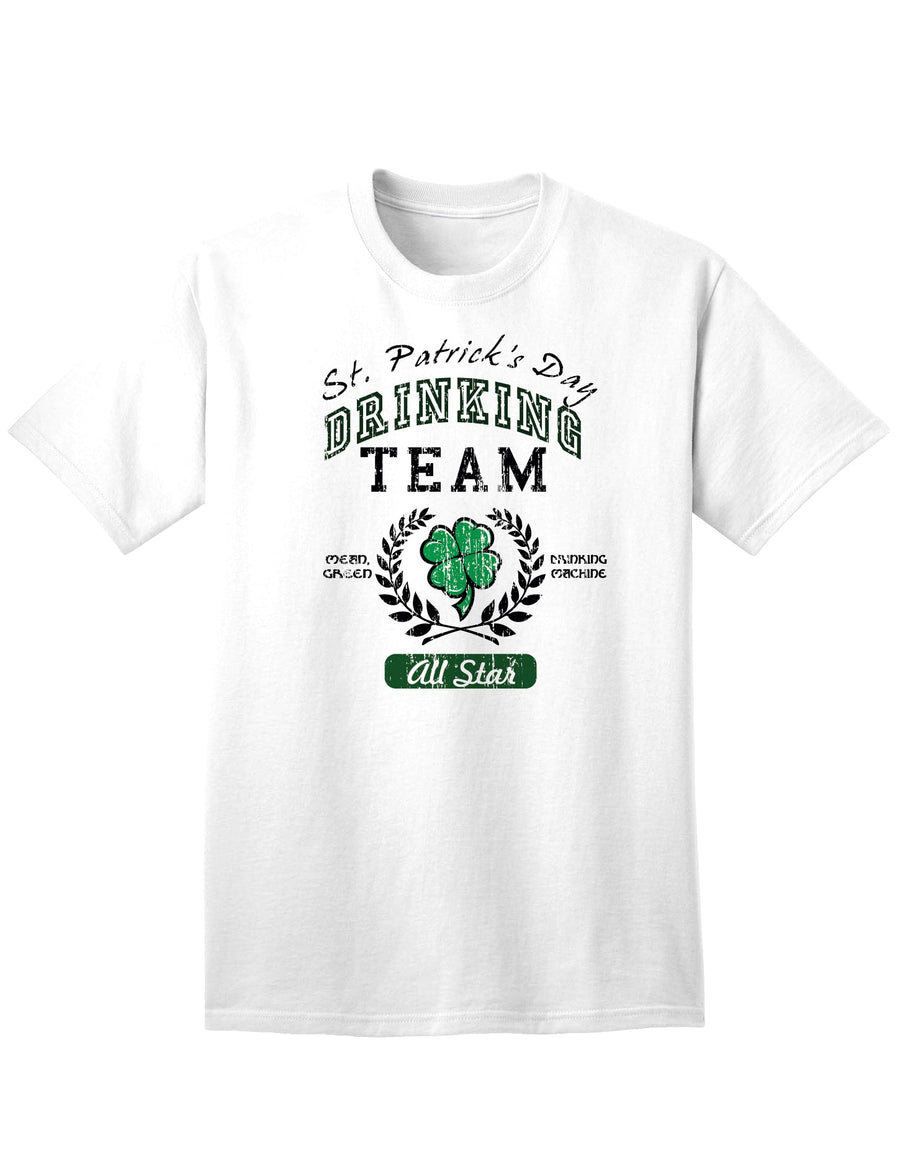 St Patricks Drinking Team Adult Unisex St Patrick's Day T-Shirt-Mens T-Shirt-TooLoud-Kelly Green-Small-Davson Sales