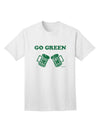 St. Patrick's Day Green Beer Adult T-Shirt: Embrace the Festive Spirit with TooLoud's Eco-friendly Collection-Mens T-shirts-TooLoud-White-Small-Davson Sales