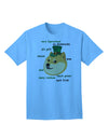 St. Patrick's Day Leprechaun Doge Adult T-Shirt: Exclusive Limited Edition-Mens T-shirts-TooLoud-Aquatic-Blue-Small-Davson Sales