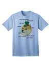 St. Patrick's Day Leprechaun Doge Adult T-Shirt: Exclusive Limited Edition-Mens T-shirts-TooLoud-Light-Blue-Small-Davson Sales