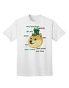 St. Patrick's Day Leprechaun Doge Adult T-Shirt: Exclusive Limited Edition-Mens T-shirts-TooLoud-White-Small-Davson Sales