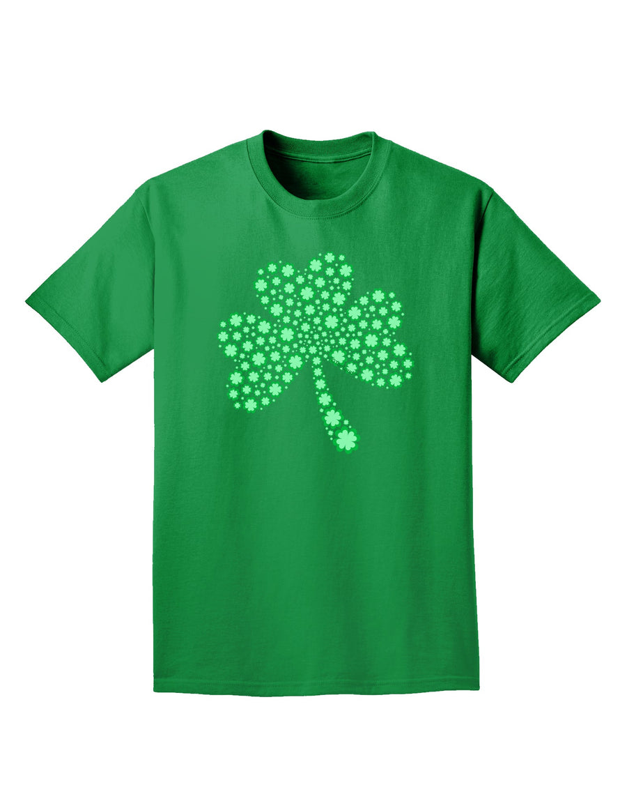 St. Patrick's Day Shamrock Design - Shamrocks Adult Dark T-Shirt by TooLoud-Mens T-Shirt-TooLoud-Purple-Small-Davson Sales