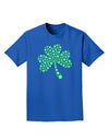 St. Patrick's Day Shamrock Design - Shamrocks Adult Dark T-Shirt by TooLoud-Mens T-Shirt-TooLoud-Royal-Blue-Small-Davson Sales