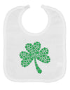 St. Patrick's Day Shamrock Design - Shamrocks Baby Bib by TooLoud