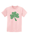 St. Patrick's Day Shamrock Design - Shamrocks Childrens T-Shirt by TooLoud-Childrens T-Shirt-TooLoud-PalePink-X-Small-Davson Sales