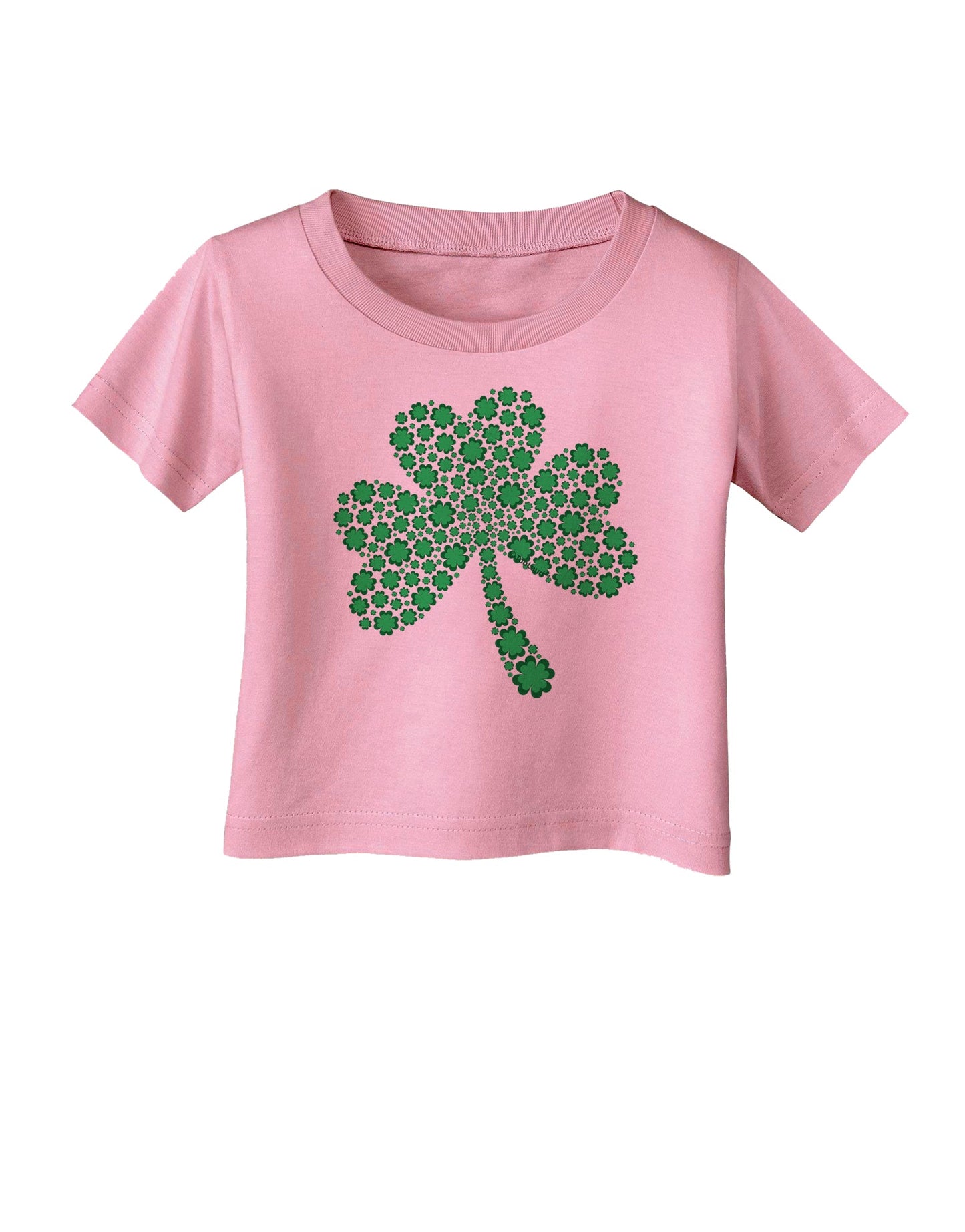 St. Patrick's Day Shamrock Design - Shamrocks Infant T-Shirt by TooLoud-Infant T-Shirt-TooLoud-Candy-Pink-06-Months-Davson Sales