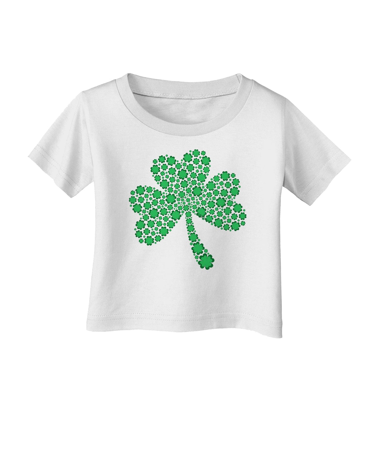 St. Patrick's Day Shamrock Design - Shamrocks Infant T-Shirt by TooLoud-Infant T-Shirt-TooLoud-White-06-Months-Davson Sales