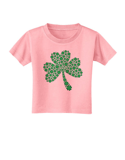 St. Patrick's Day Shamrock Design - Shamrocks Toddler T-Shirt by TooLoud-Toddler T-Shirt-TooLoud-Candy-Pink-2T-Davson Sales