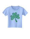 St. Patrick's Day Shamrock Design - Shamrocks Toddler T-Shirt by TooLoud-Toddler T-Shirt-TooLoud-Aquatic-Blue-2T-Davson Sales