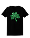 St. Patrick's Day Shamrock Design - Shamrocks Womens Dark T-Shirt by TooLoud-Womens T-Shirt-TooLoud-Black-X-Small-Davson Sales