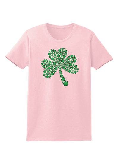 St. Patrick's Day Shamrock Design - Shamrocks Womens T-Shirt by TooLoud-Womens T-Shirt-TooLoud-PalePink-X-Small-Davson Sales