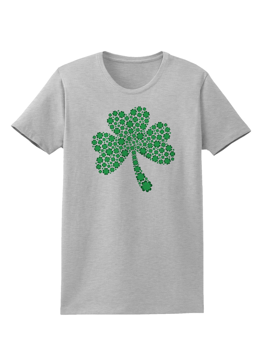 St. Patrick's Day Shamrock Design - Shamrocks Womens T-Shirt by TooLoud-Womens T-Shirt-TooLoud-White-X-Small-Davson Sales