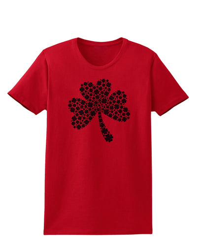 St. Patrick's Day Shamrock Design - Shamrocks Womens T-Shirt by TooLoud-Womens T-Shirt-TooLoud-Red-X-Small-Davson Sales