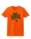 St. Patrick's Day Shamrock Design - Shamrocks Womens T-Shirt by TooLoud-Womens T-Shirt-TooLoud-Orange-X-Small-Davson Sales