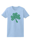 St. Patrick's Day Shamrock Design - Shamrocks Womens T-Shirt by TooLoud-Womens T-Shirt-TooLoud-Light-Blue-X-Small-Davson Sales